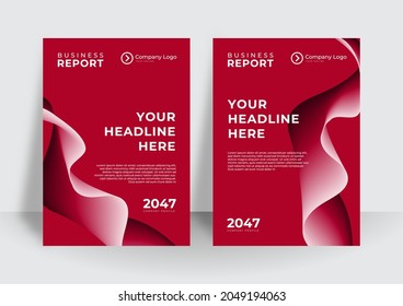 Set of brochure, annual report, flyer design templates in A4 size. Vector illustrations for business presentation, business paper, corporate document cover and layout template designs