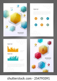 Set Brochure Design Templates Design Elements Stock Vector (Royalty