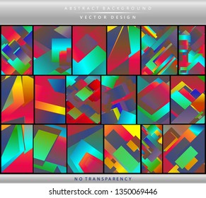 Set of brochure & flyer cover template and business cards. Colorful gradient art shiny lights pattern backgrounds. Ideal for brochure & flyer cover template and business cards.