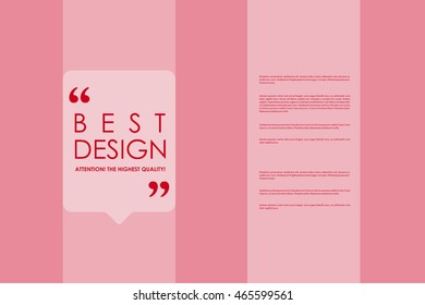 Set of brochure, poster design templates in business style