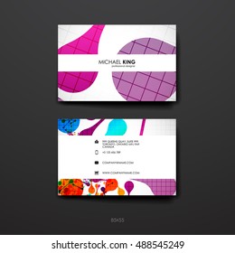 Set of brochure, poster design templates in abstract background style