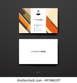 Set of brochure, poster design templates in abstract background style