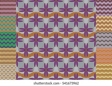 Set of brochure, poster design templates in abstract style.