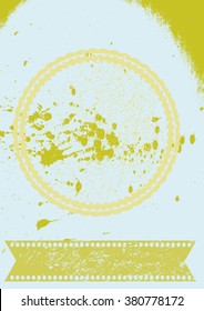 Set Of Brochures . Grunge Vector Templates . Unusual Design Collection. Vintage posters. Retro backgrounds. 