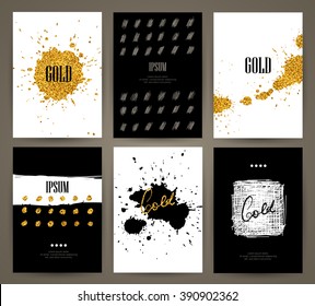 Set brochures and hand