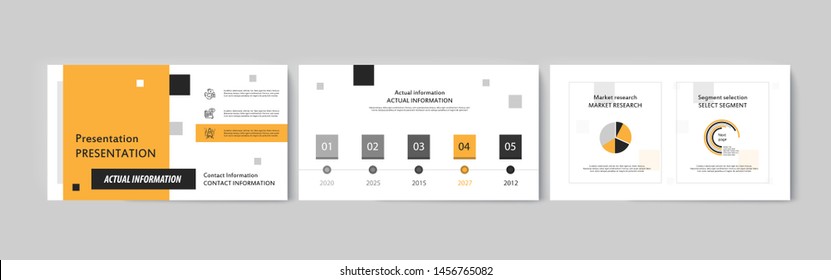Set of brochures infographics for marketing the promotion goods and services on market. Vector illustration