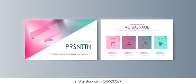 Set of brochures infographics for marketing the promotion goods and services on market. Vector illustration