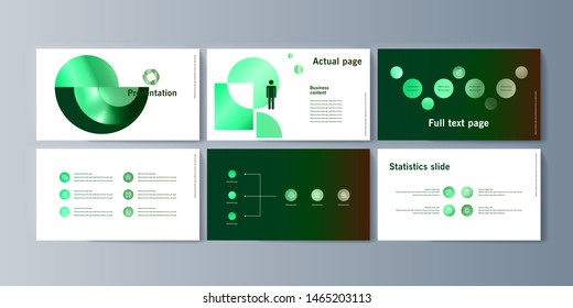 Set of brochures infographics for marketing the promotion goods and services on market. Vector illustration