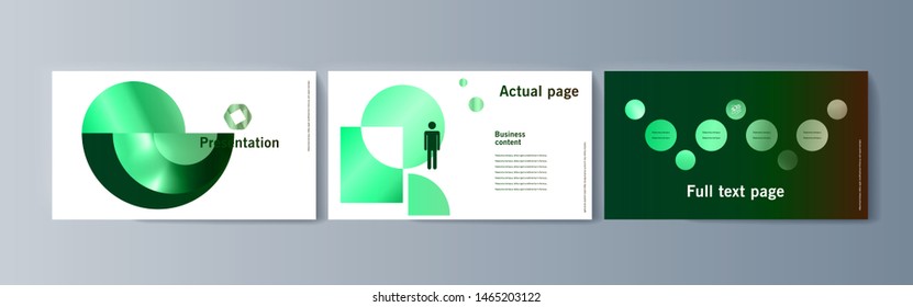 Set of brochures infographics for marketing the promotion goods and services on market. Vector illustration