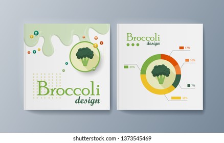 Set of brochures for marketing the promotion goods and services on market. Vector illustration