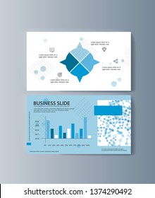 Set of brochures for marketing the promotion goods and services on market. Vector illustration