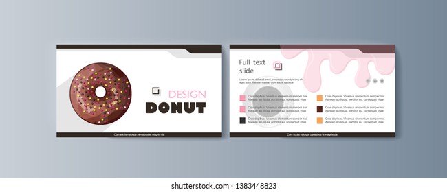 Set of brochures for marketing the promotion goods and services on market. Vector illustration