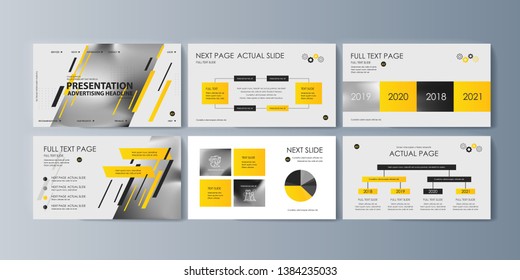 Set of brochures for marketing the promotion goods and services on market. Vector illustration