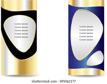 a set of brochures on a white background