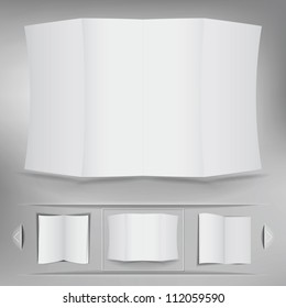 Set of brochures with option to choose from
