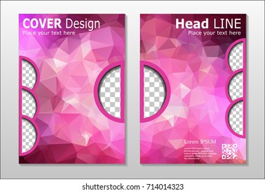 A set of brochures from polygons