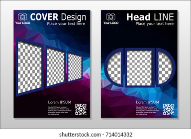 A set of brochures from polygons