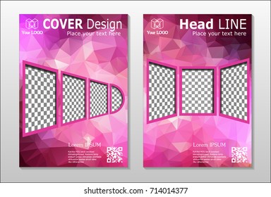 A set of brochures from polygons