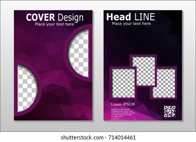 A set of brochures from polygons