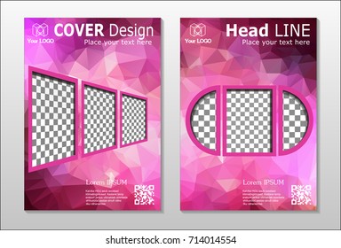 A set of brochures from polygons