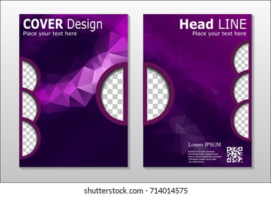 A set of brochures from polygons