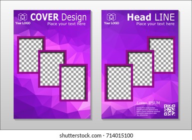 A set of brochures from polygons