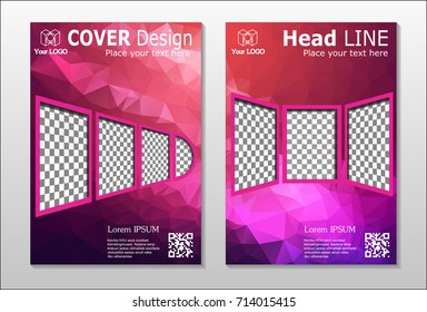 A set of brochures from polygons