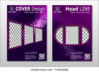 A set of brochures from polygons