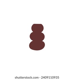 set of brown vase colors brown