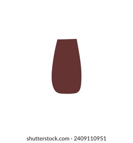 set of brown vase colors brown