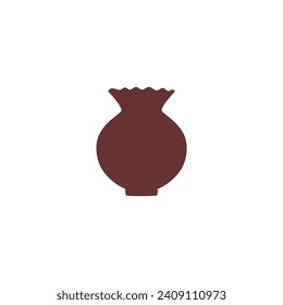 set of brown vase colors brown