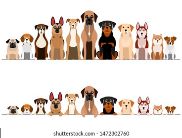 set of brownish dogs border set