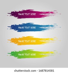 Set Brush Lower Third Brush Pack Stock Vector (Royalty Free) 1687814581 ...