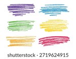 Set of brush paint stroke texture swatch Hand painted background Ink scribble dab clipart Paint smudge for tags and stamps design