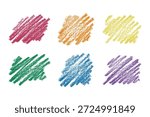 Set of brush paint stroke texture swatch Hand painted background Ink scribble dab clipart Paint smudge for tags and stamps design