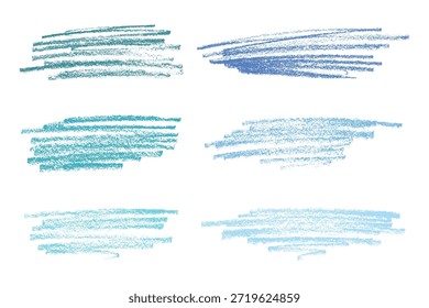 Satz von Pinsel malen Strich Textur swatch Handgemalte Hintergrund Tinte Scribble Dab Clipart Farbe Schmutzspritzer für Tags und Briefmarken Design