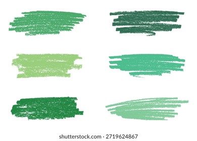 Satz von Pinsel malen Strich Textur swatch Handgemalte Hintergrund Tinte Scribble Dab Clipart Farbe Schmutzspritzer für Tags und Briefmarken Design