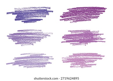 Satz von Pinsel malen Strich Textur swatch Handgemalte Hintergrund Tinte Scribble Dab Clipart Farbe Schmutzspritzer für Tags und Briefmarken Design