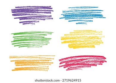 Satz von Pinsel malen Strich Textur swatch Handgemalte Hintergrund Tinte Scribble Dab Clipart Farbe Schmutzspritzer für Tags und Briefmarken Design