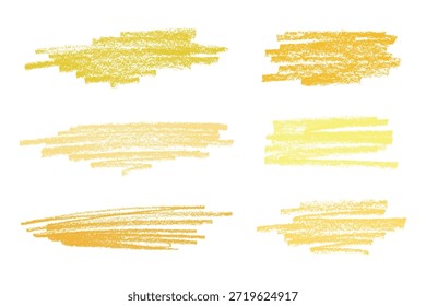 Satz von Pinsel malen Strich Textur swatch Handgemalte Hintergrund Tinte Scribble Dab Clipart Farbe Schmutzspritzer für Tags und Briefmarken Design