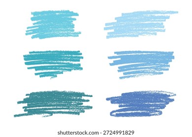 Conjunto de pinceladas pintura traçado textura amostra Mão pintada fundo Tinta rabiscar pincelada clipart Pintar borrão para tags e carimbos design