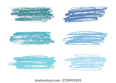 Conjunto de pinceladas pintura traçado textura amostra Mão pintada fundo Tinta rabiscar pincelada clipart Pintar borrão para tags e carimbos design