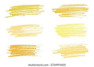 Conjunto de pintura de pincel de la muestra de textura de trazo Fondo pintado a mano Tinta garabato dab Clipart Mancha de pintura para etiquetas y sellos de diseño
