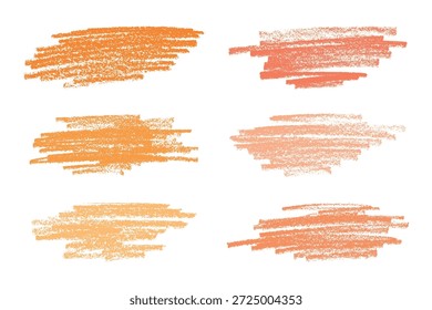 Conjunto de pinceladas pintura traçado textura amostra Mão pintada fundo Tinta rabiscar pincelada clipart Pintar borrão para tags e carimbos design
