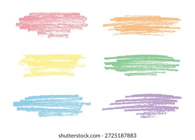 Conjunto de pinceladas pintura traçado textura amostra Mão pintada fundo Tinta rabiscar pincelada clipart Pintar borrão para tags e carimbos design
