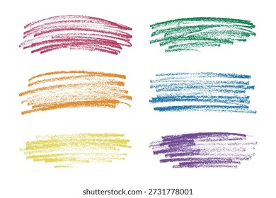 Satz von Pinsel malen Strich Textur swatch Handgemalte Hintergrund Tinte Scribble Dab Clipart Farbe Schmutzspritzer für Tags und Briefmarken Design