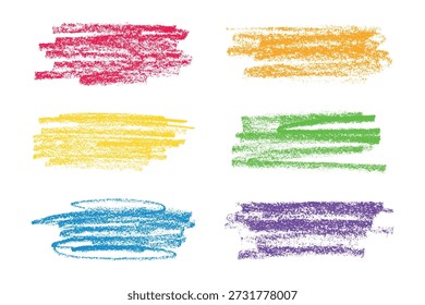 Satz von Pinsel malen Strich Textur swatch Handgemalte Hintergrund Tinte Scribble Dab Clipart Farbe Schmutzspritzer für Tags und Briefmarken Design