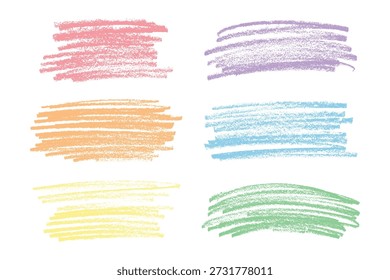 Satz von Pinsel malen Strich Textur swatch Handgemalte Hintergrund Tinte Scribble Dab Clipart Farbe Schmutzspritzer für Tags und Briefmarken Design
