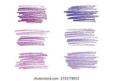 Satz von Pinsel malen Strich Textur swatch Handgemalte Hintergrund Tinte Scribble Dab Clipart Farbe Schmutzspritzer für Tags und Briefmarken Design