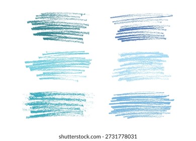 Satz von Pinsel malen Strich Textur swatch Handgemalte Hintergrund Tinte Scribble Dab Clipart Farbe Schmutzspritzer für Tags und Briefmarken Design